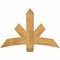 Ekena Millwork Alberta Rough Sawn Timber Gable Bracket, Western Red Cedar, 48"W x 32"H x 2"D x 6"F, 16/12 Pitch GBW048X32X0206ALB00RWR - alternate 1